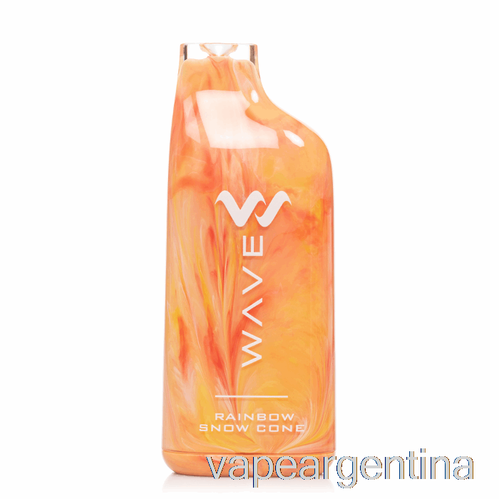 Wavetec Wave 8000 Vape Desechable Con Cono De Nieve Arcoíris Argentina